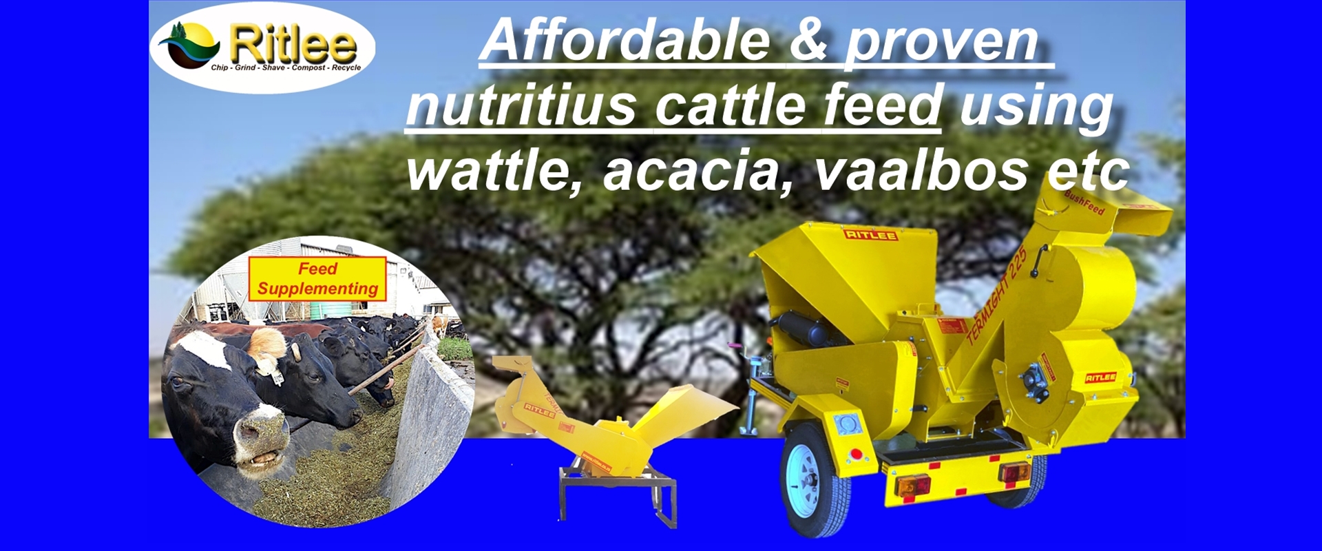 225 Gravity Feed Wood Chipper Grinder for Bush Feed