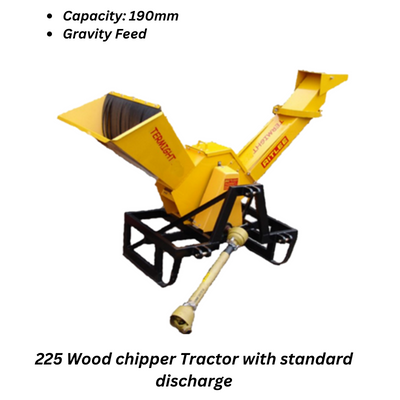 225 Tractor Mounted Gravity Feed Wood Chipper - Image 1