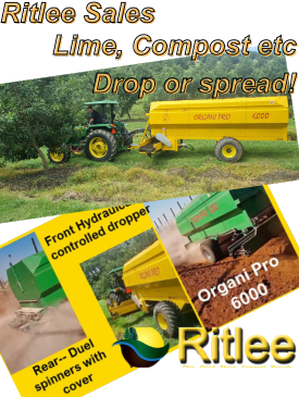 Compost Spreader & Dropper - 9 Cu Metre