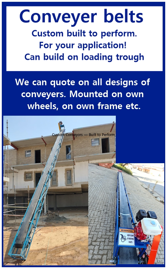 Conveyor Belts - Custom Built to Order